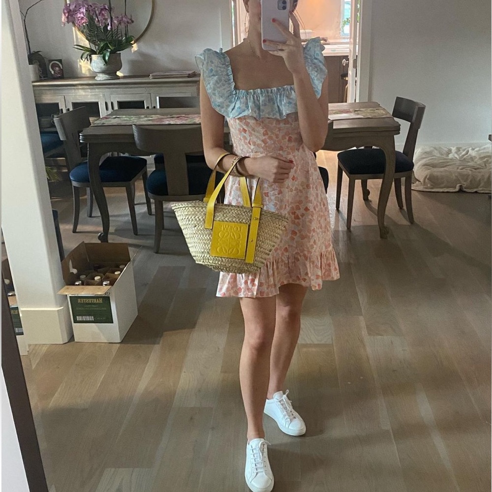 RIXO Kai Mini Shell Printed Dress - Picture 4 of 8